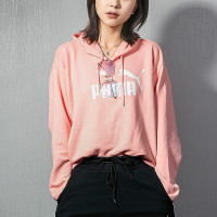 彪马（Puma）女装运动休闲时尚连帽卫衣跑步针织宽松套头衫844643