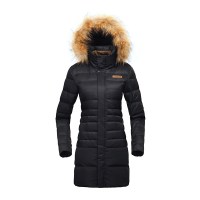 诺诗兰（NORTHLAND）户外女士防风舒适高品质毛领保暖鹅绒羽绒服GD962202
