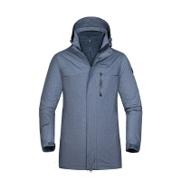 诺诗兰（NORTHLAND）户外男式防泼水透湿保暖三合一冲锋衣外套GS075Y03