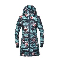 诺诗兰（NORTHLAND）户外秋冬女士防风保暖防泼水中长款羽绒服GD062514