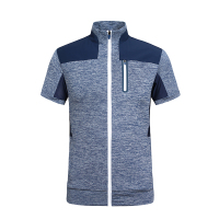 诺诗兰（NORTHLAND）运动户外男士半袖上衣防风立领弹力外套GQ965023