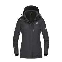 诺诗兰（NORTHLAND）户外女式防泼水透湿防风保暖三合一冲锋衣GS062514