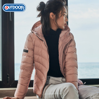 （OUTDOORPRODUCTS）运动户外女式连帽羽绒外套保暖防风羽绒服1942001