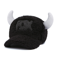 快乐狐狸（ActionFox）运动户外男女时尚保暖牛角棒球帽绒帽2876