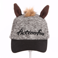 快乐狐狸（ActionFox）运动户外男女时尚保暖卡通动物棒球帽绒帽2878