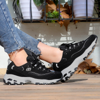 斯凯奇（SKECHERS）女鞋运动鞋D'lites绑带时尚复古熊猫鞋休闲鞋13148