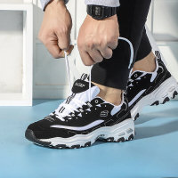 斯凯奇（SKECHERS）男鞋秋季D'lites熊猫鞋厚底缓震舒适时尚潮流休闲鞋52675