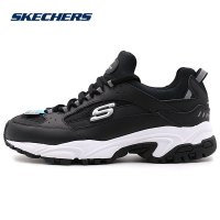 斯凯奇（SKECHERS）男鞋缓震跑步鞋厚底显高运动休闲熊猫鞋666028