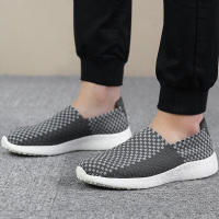 斯凯奇（SKECHER）男鞋运动鞋编织一脚套缓震轻便休闲透气舒适休闲鞋999697