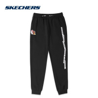 斯凯奇（SKECHERS）螺纹收口休闲裤男LINEFRIENDS合作款SMAMS19D042