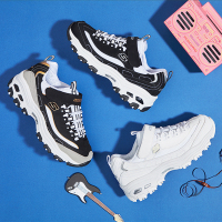 斯凯奇（SKECHERS）男女童老爹鞋休闲运动熊猫鞋透气小白鞋996212L