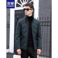 罗蒙(ROMON)冬季男士商务休闲羽绒服马甲