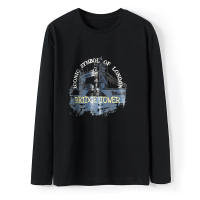 罗蒙(ROMON) 男士秋季商务休闲长袖T恤9001