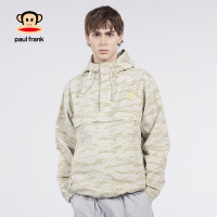 PaulFrank/大嘴猴春季男士运动休闲时尚中长梭织连帽