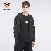 PaulFrank/大嘴猴外套男春季新款夹克休闲男梭织风衣运动服