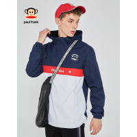 PaulFrank/大嘴猴男外套新款秋装男ins超火潮牌冲锋衣夹克