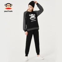 PaulFrank大嘴猴运动套装女秋两件套卫衣女春秋运动服女秋装 S 黑色