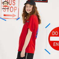 Paul Frank/大嘴猴短袖T恤女夏季新款串标半袖圆领宽松上衣女