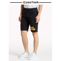 Paul Frank/大嘴猴新款男纯色沙滩裤时尚五分裤运动休闲印花短裤