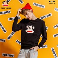Paul Frank/大嘴猴卫衣春秋装男装圆领长袖套头衫简约宽松上衣潮