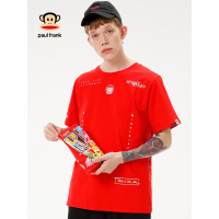Paul Frank/大嘴猴夏季新款T恤男纯棉宽松韩版学生休闲体恤潮