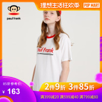 Paul Frank/大嘴猴夏季新款T恤女宽松休闲短袖女装韩版小清新