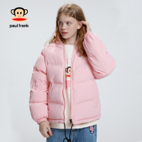 PaulFrank/大嘴猴新款棉服女装外套宽松韩版防寒服休闲潮流 M 粉红