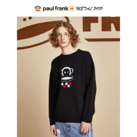 大嘴猴毛衣男新款针织衫圆领卡通印花宽松休闲