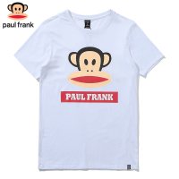 Paul Frank/大嘴猴男装时尚休闲上衣创意印花套头圆领短袖T恤潮