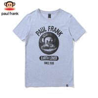Paul Frank/大嘴猴夏季男士T恤时尚休闲宽松印花上衣清凉短袖潮GG