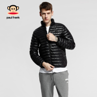 Paul Frank/大嘴猴冬季设计师休闲修身男士轻薄羽绒服短款