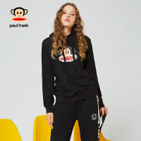 PaulFrank大嘴猴卫衣加厚加绒女冬2018新款韩版学生外套连帽上衣