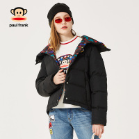[商场同款]PaulFrank大嘴猴羽绒服女新款韩版时尚加厚外套女