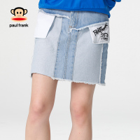 大嘴猴夏季新款短裙女A字裙破夏装潮