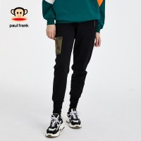 Paul Frank/大嘴猴【商场同款】秋冬款休闲裤女迷彩口袋显瘦