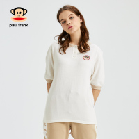 Paul Frank/大嘴猴夏季新款短袖POLO衫女时尚韩版休闲潮上衣