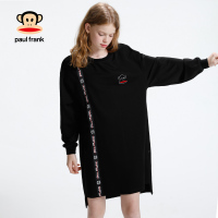 PaulFrank/大嘴猴裙子女新款初秋装长袖连衣裙收腰显瘦气质
