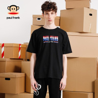 Paul Frank/大嘴猴 夏季短袖T恤男装韩版男生体恤休闲宽松