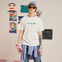 Paul Frank/大嘴猴 夏季潮流印花短袖T恤男韩版宽松上衣男 PFCTE212182M
