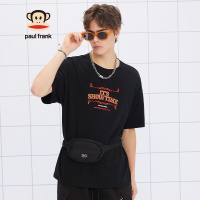 Paul Frank/大嘴猴 夏季印花T恤男宽松休闲百搭经典短袖潮 PFCTE212891M
