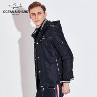 古老鲨鱼男士外套 2018新款夹克韩版潮流修身帅气休闲春秋男装秋