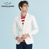 古老鲨鱼男装秋季男士小西装男修身休闲西服男士便西外套