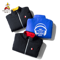 稻人棉衣男2019春季短款棉服男士修身加厚保暖外套男装棉袄