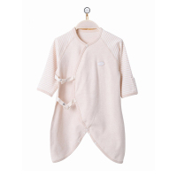 猫人(MiiOW) 儿童宝宝蝴蝶衣纯棉婴幼儿内衣无骨缝偏襟哈衣爬服MR17105