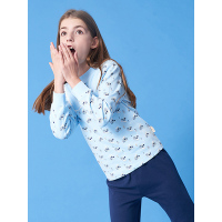 猫人儿童睡衣保暖纯棉中大童女童内衣套装家居服MRT17056