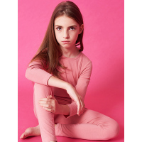 猫人童装男女童纯棉保暖长袖内衣套装MRT17044