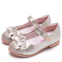 迪士尼女童皮鞋儿童公主鞋2019新款时尚小女孩单鞋洋气皇冠中大童