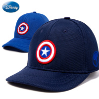 迪士尼儿童帽子男薄款春秋夏宝宝遮阳帽男童美国队长棒球帽鸭舌帽