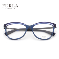 FURLA芙拉女光学镜架蓝色闪光板材全框可配近视眼镜框架_1
