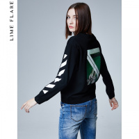 【商场同款】莱茵秋季新款时尚圆领潮流套头衫LM1E102WTS504_1